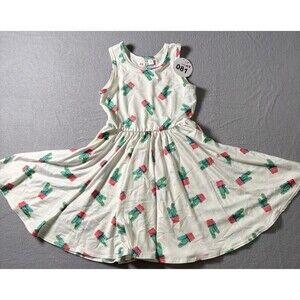 Dot Dot Smile Girls Twirl Dress Size 3/4 Cactus Print Sleeveless NWT Boutique